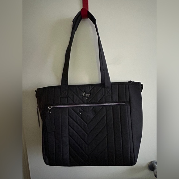 lug Handbags - LUG PADDLE CARRY ALL TOTE BLACK NWT